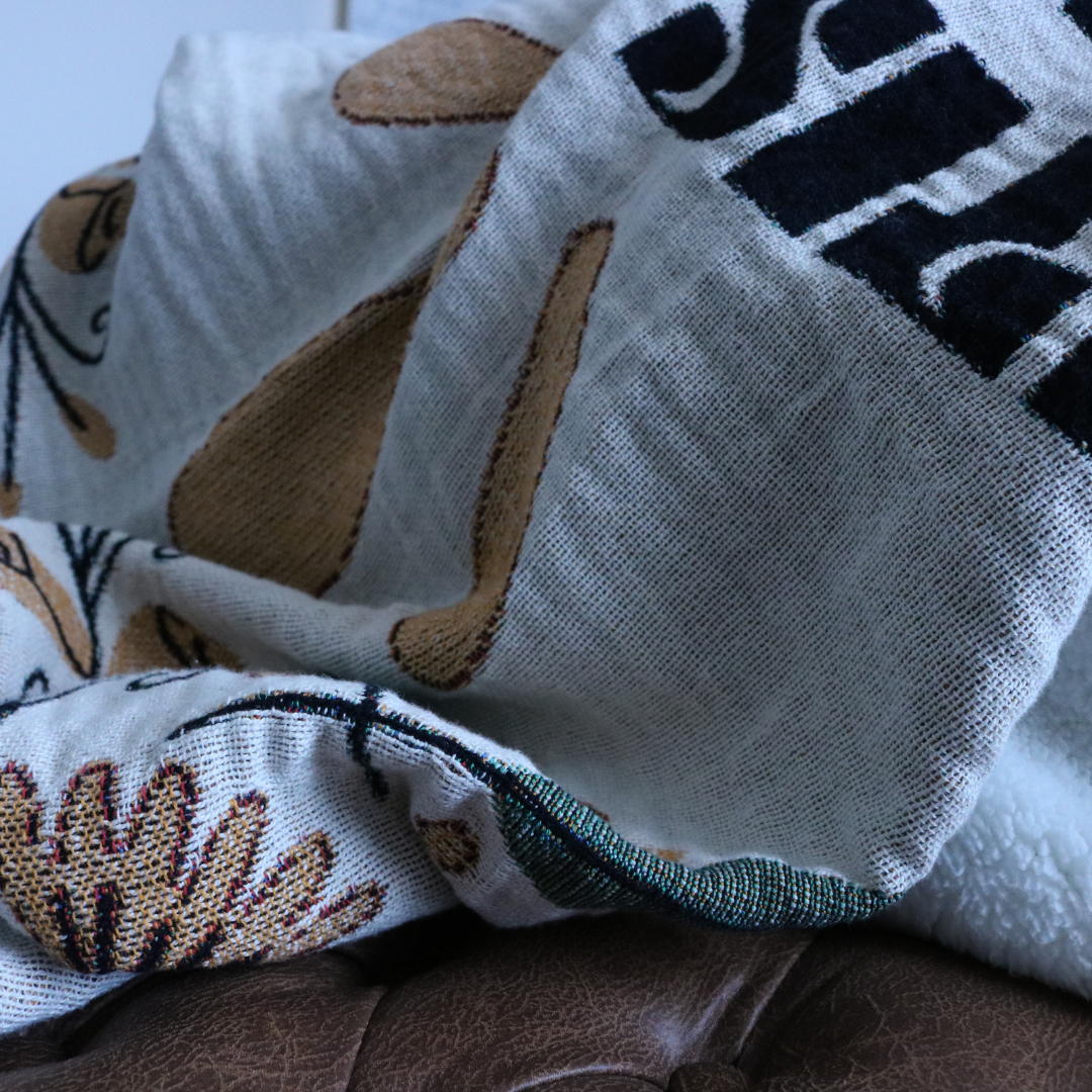 Tis So Sweet To Trust In Jesus Christian Woven Blanket