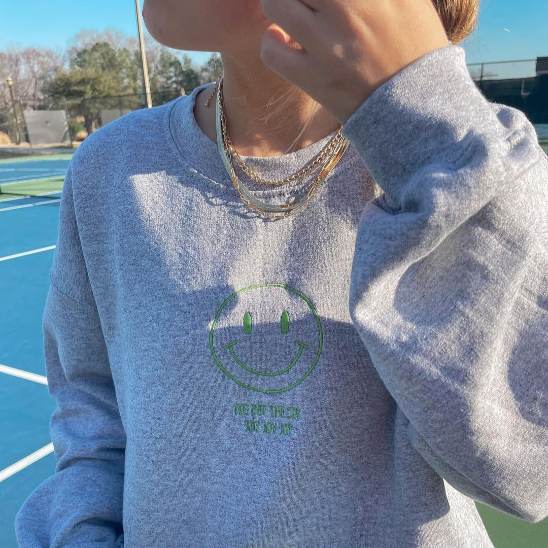 Ive Got The Joy Embroidered Crewneck
