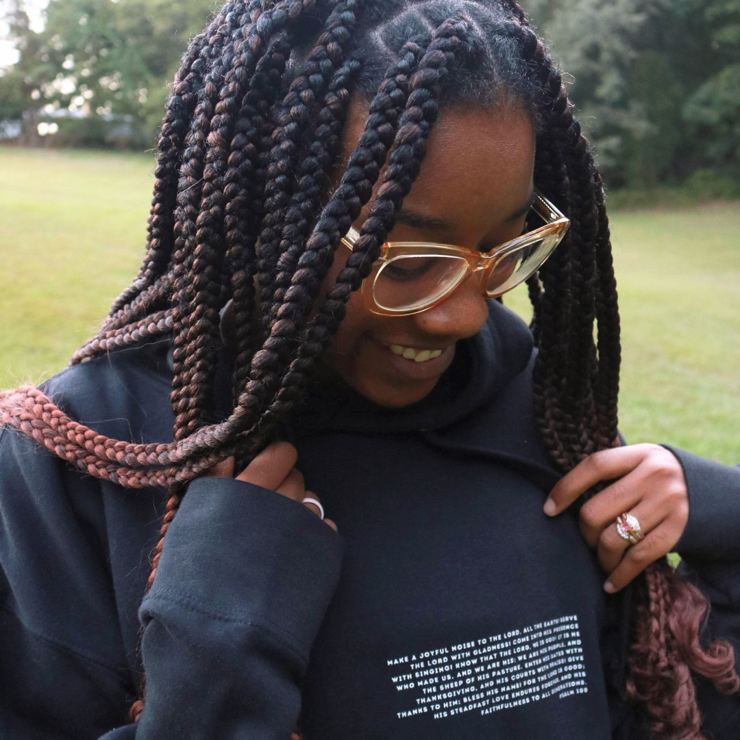 Psalm 100 Christian Hoodie