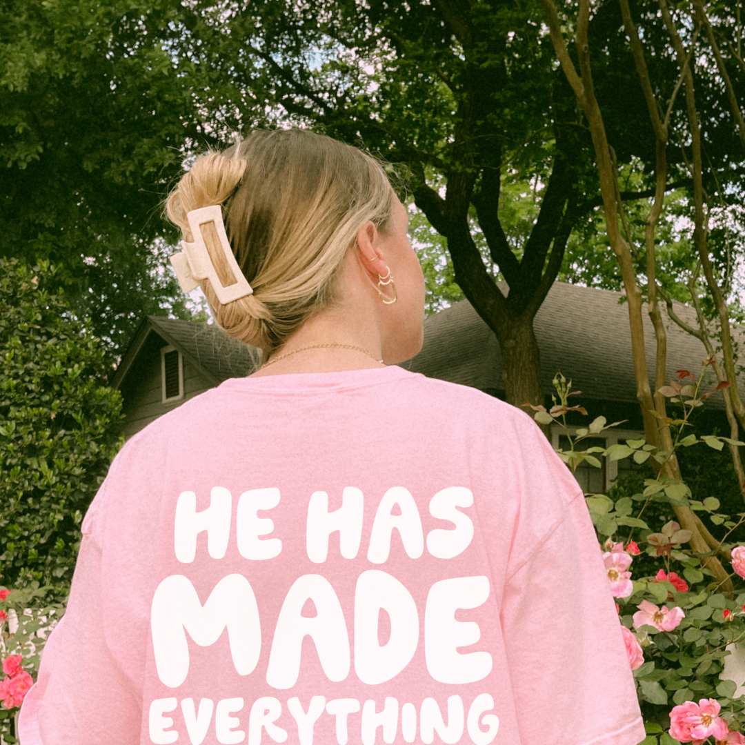 He Has Made Everything Beautiful Christian Comfort Colors Shirt