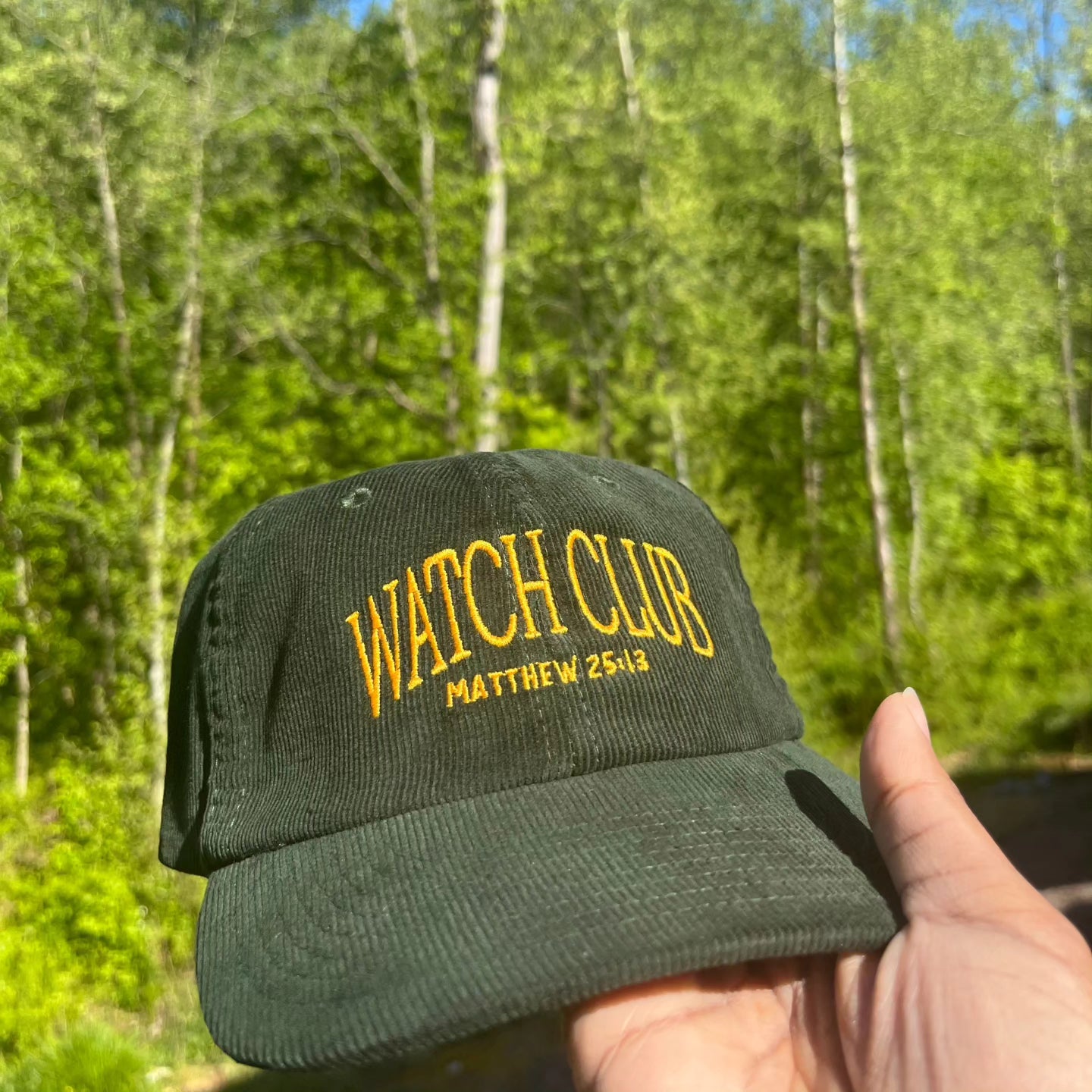 Watch Club Christian Corduroy Hat