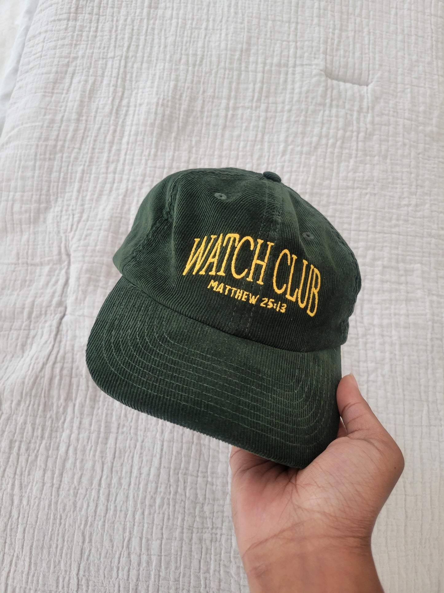 Watch Club Christian Corduroy Hat