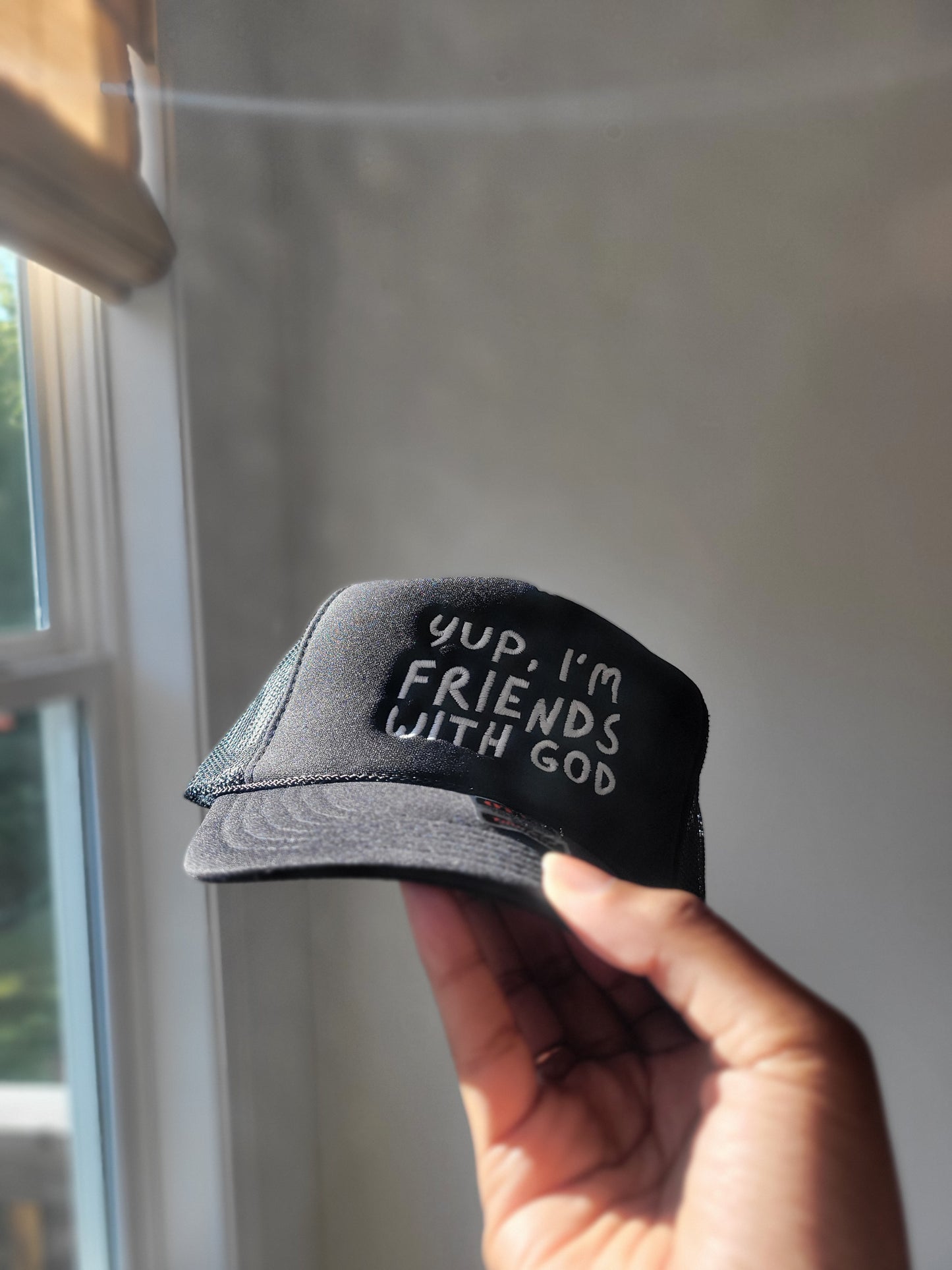 Friends with God Foam Trucker Hat