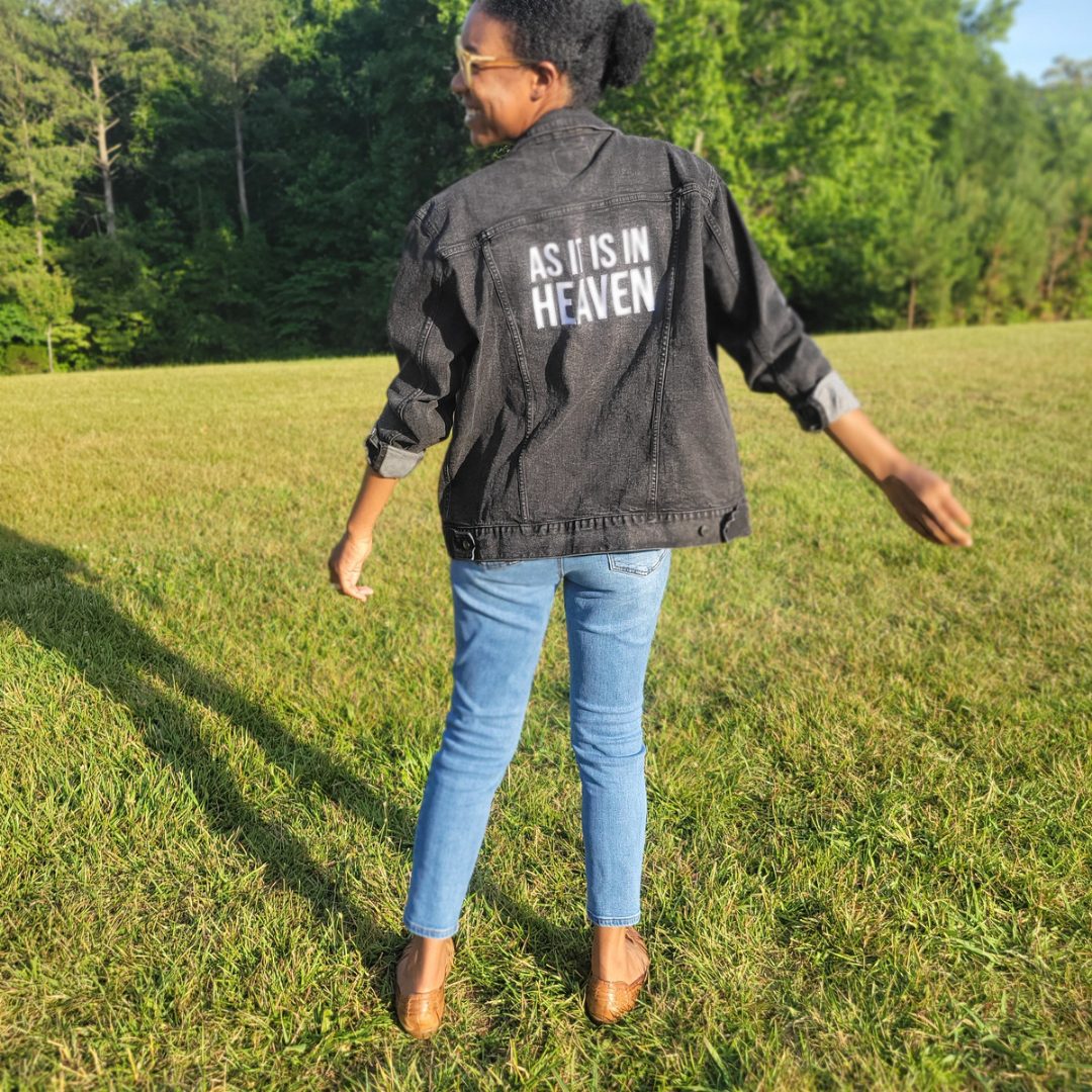 As It Is In Heaven Embroidered Jean Jacket