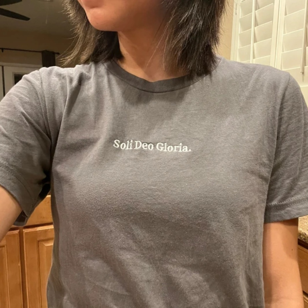 Soli deo Gloria Embroidered Shirt