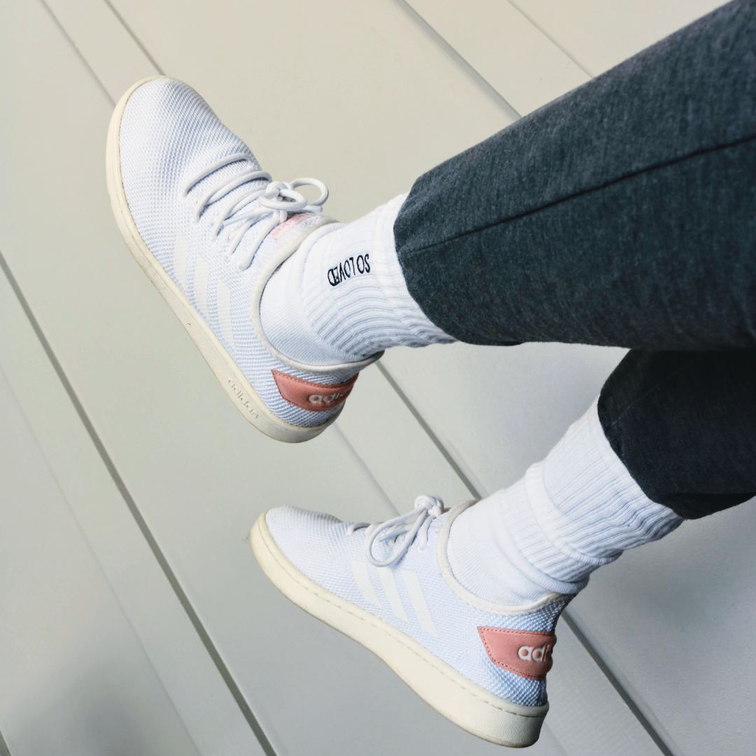 So Loved Embroidered Socks