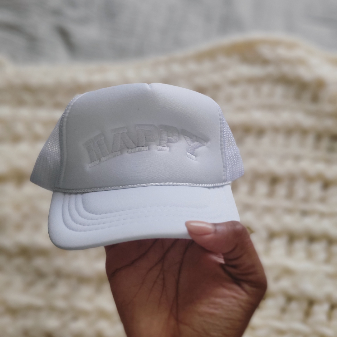 Happy Christian Trucker Hat