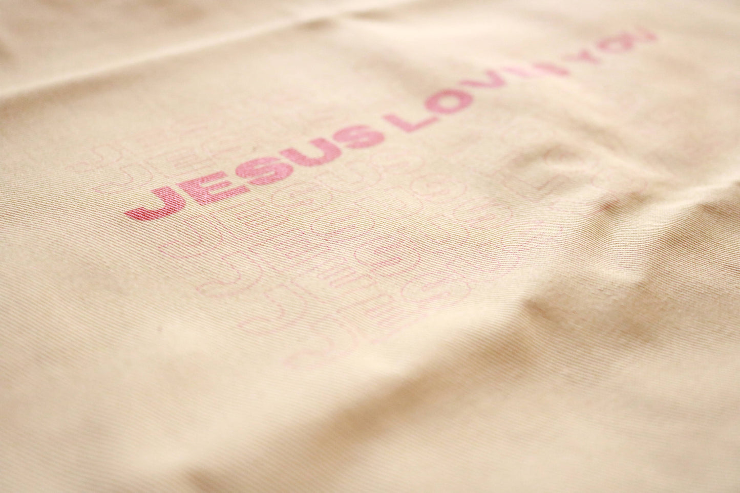 Jesus Loves You Christian Tote Bag