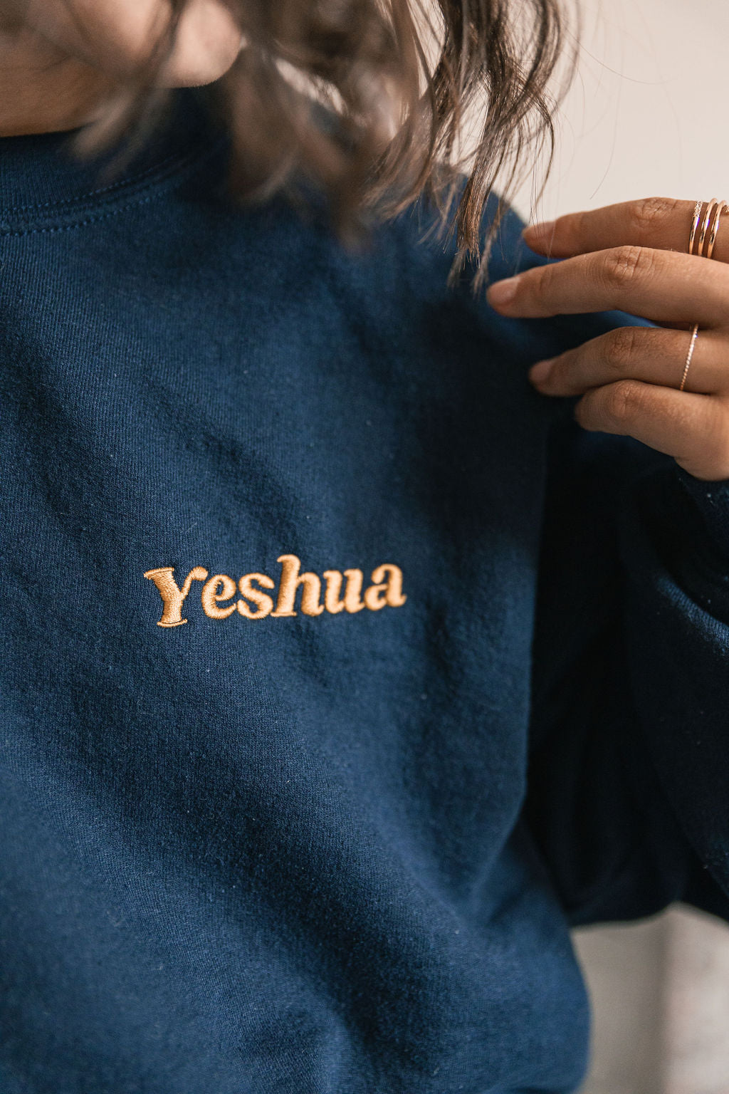 Yeshua Embroided Crewneck