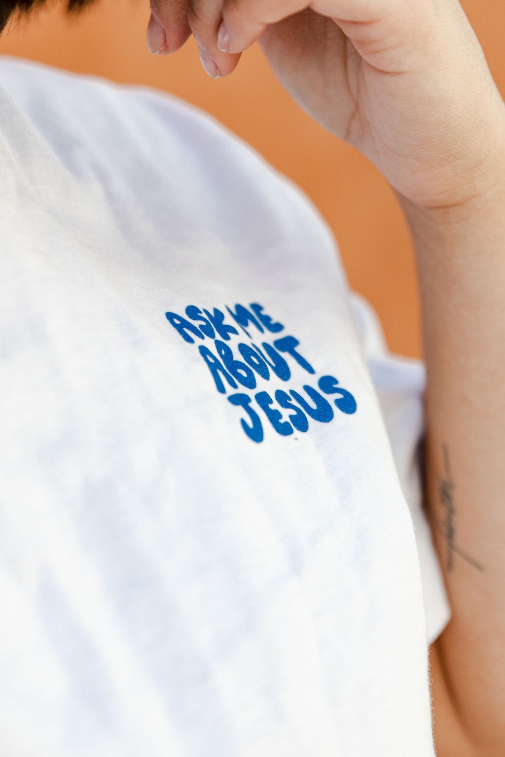 Ask Me About Jesus Shirt