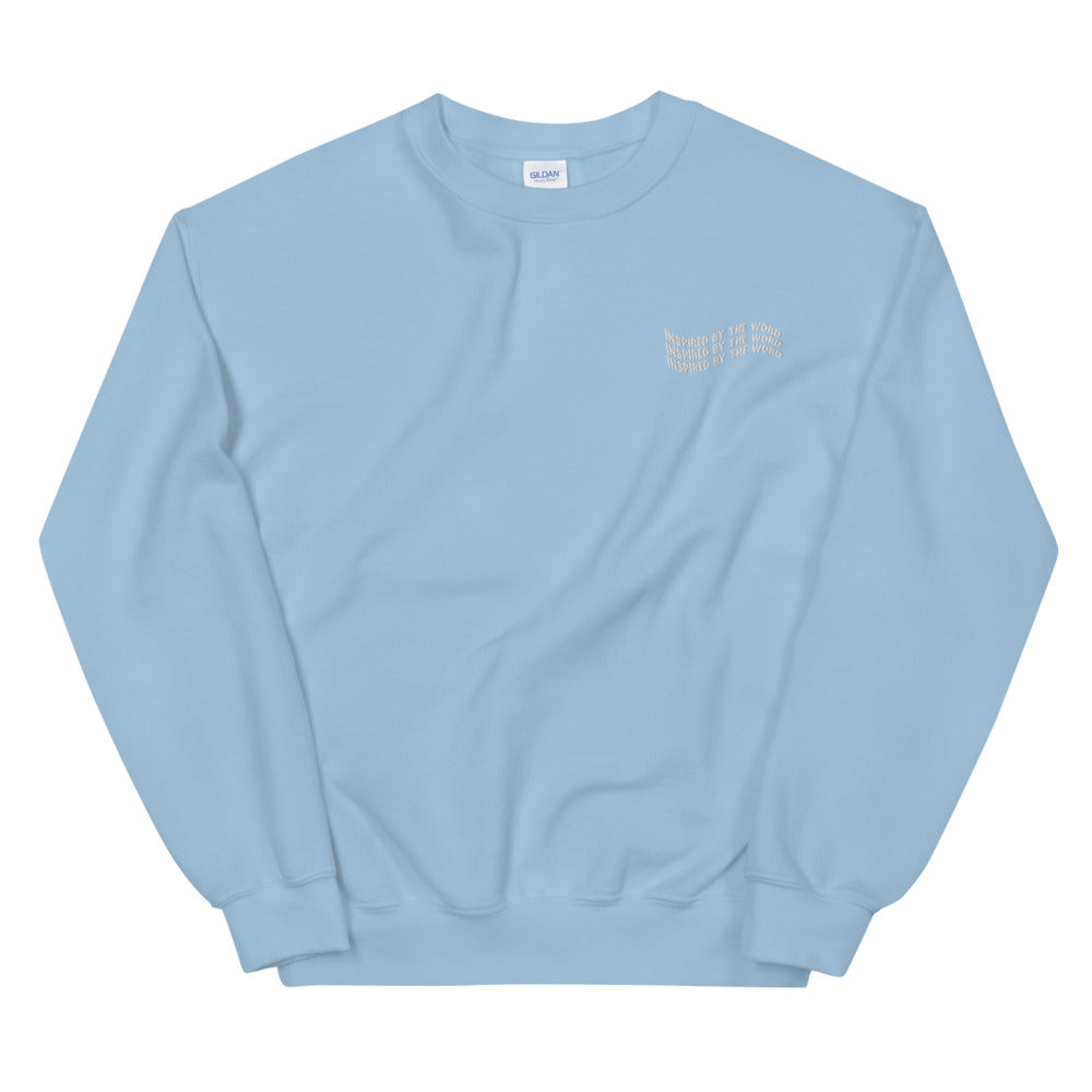 Inspired By The Word Christian Embroidered Crewneck