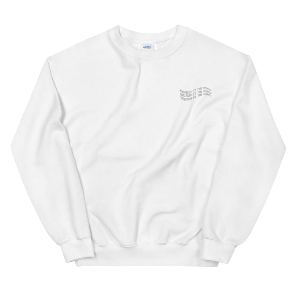 Inspired By The Word Christian Embroidered Crewneck