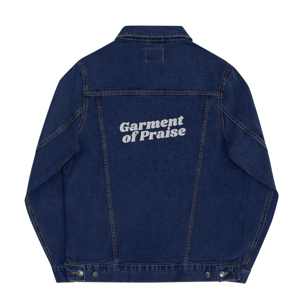 Garment of Praise Embroidered Jean Jacket